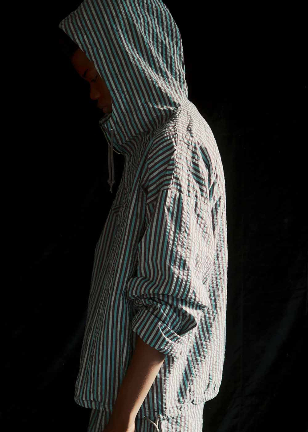 SEERSUCKER BEACH ANORAK