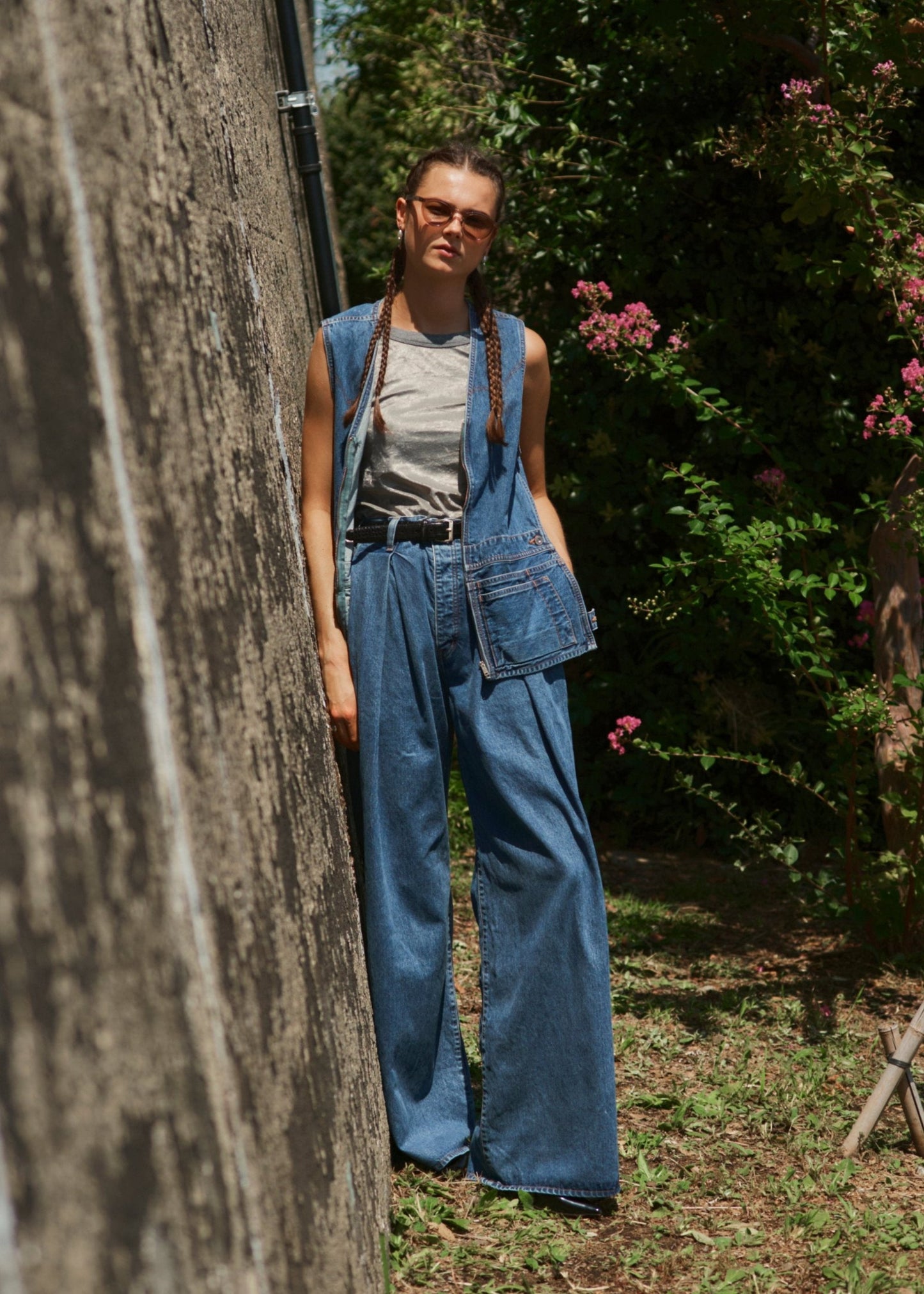 CROSS TACK DENIM TROUSERS