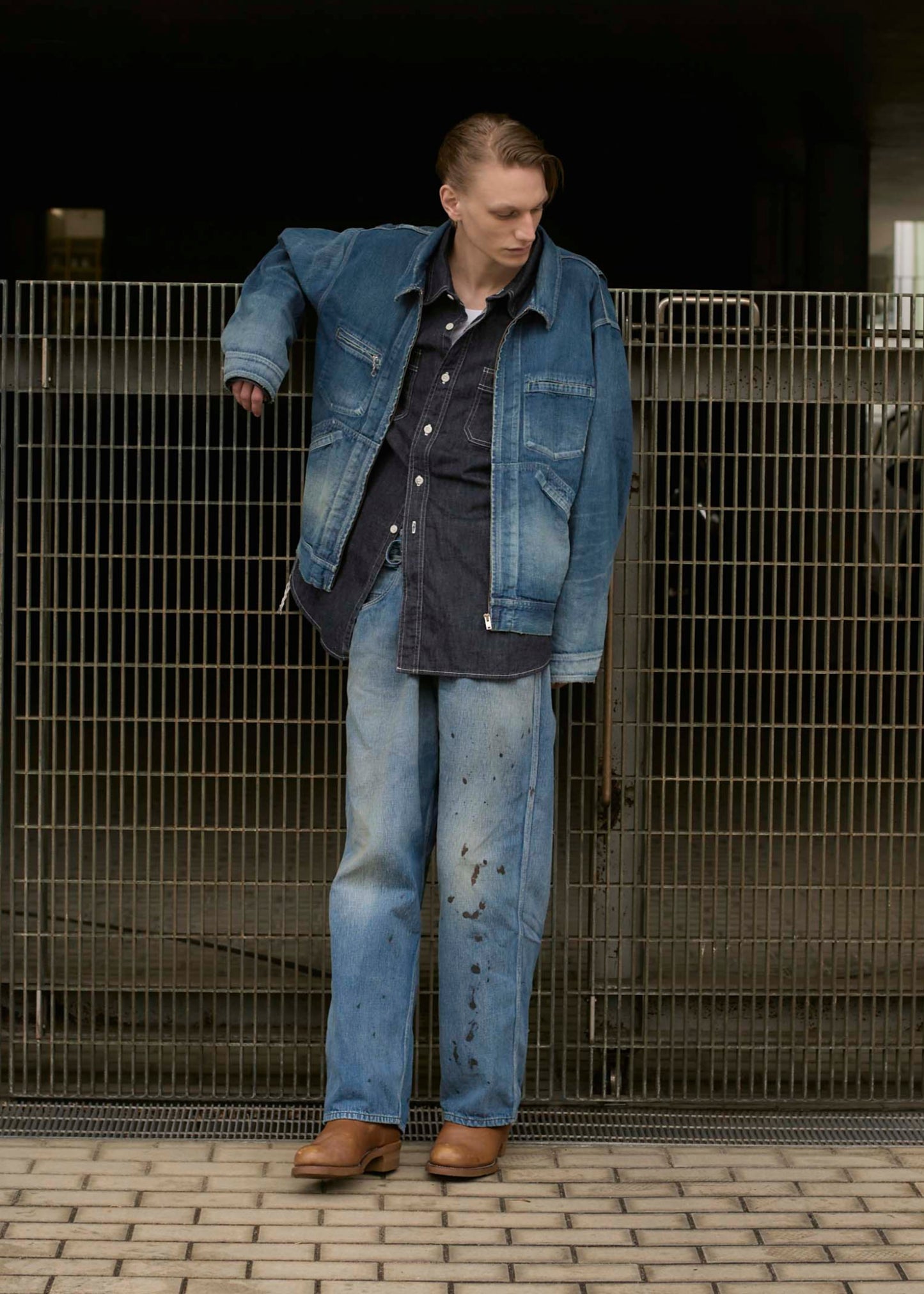 MECHANIC PAINTER PANTS(LIGHT WASH)