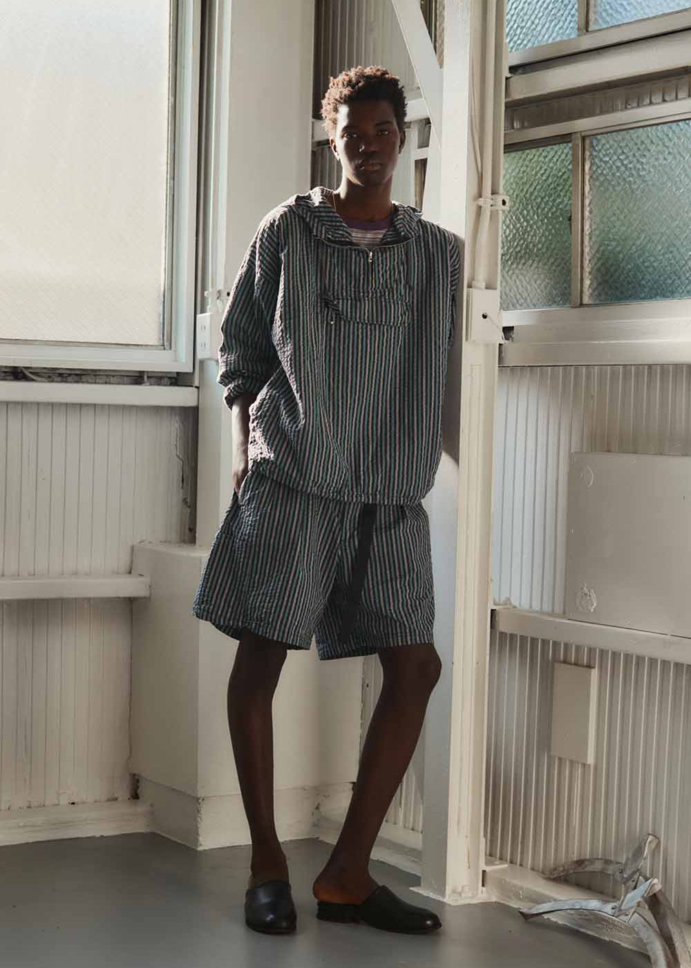 SEERSUCKER BEACH ANORAK