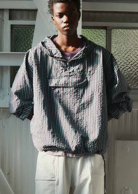 SEERSUCKER BEACH ANORAK