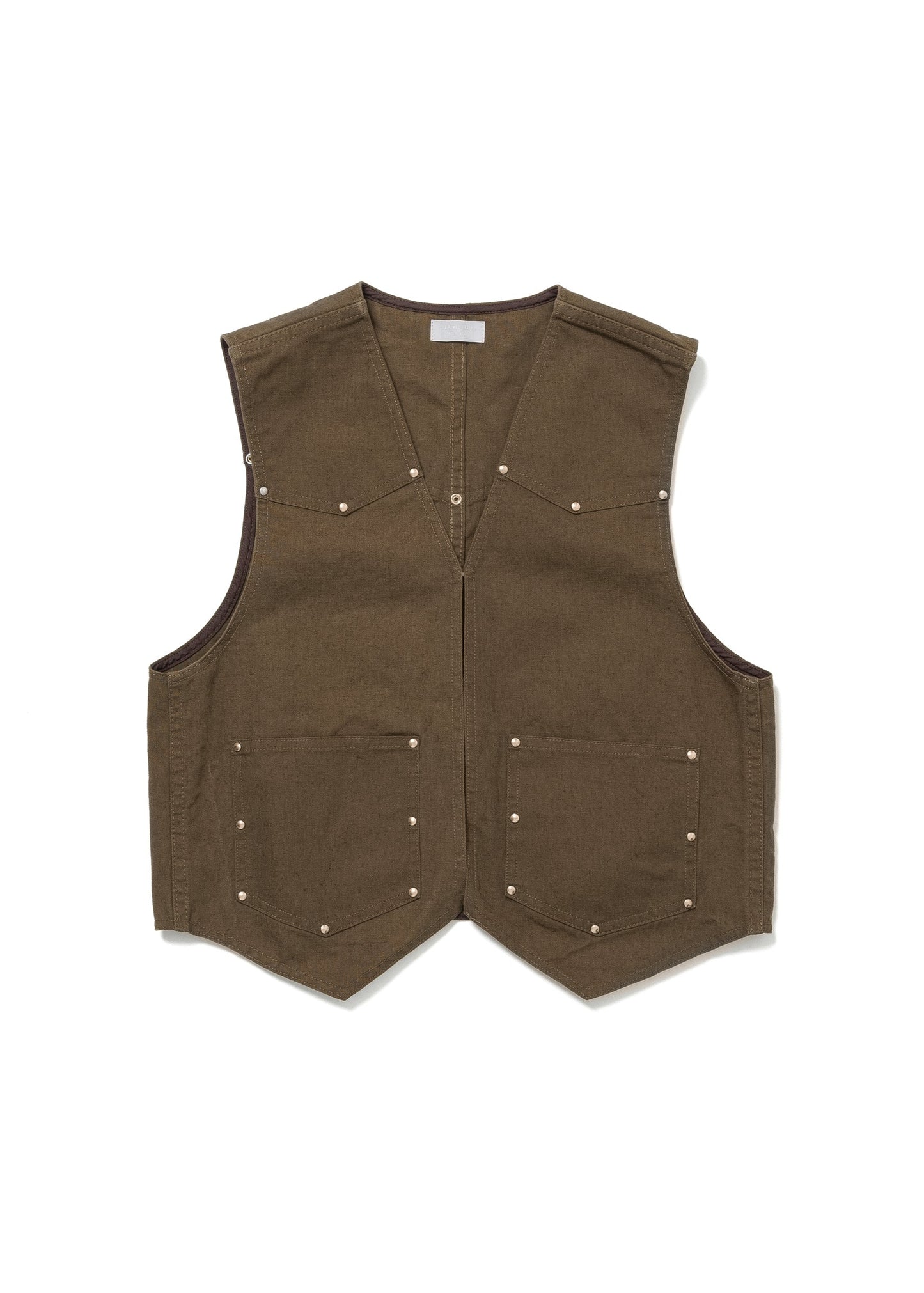 CANVAS STUDS VEST