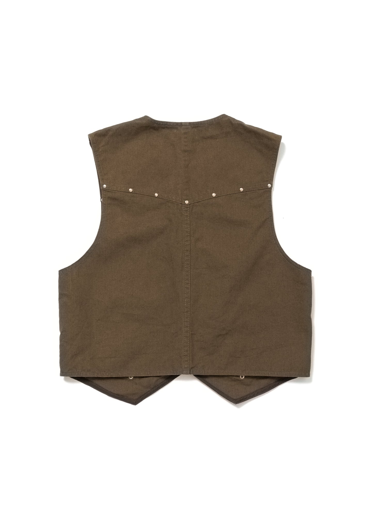 CANVAS STUDS VEST