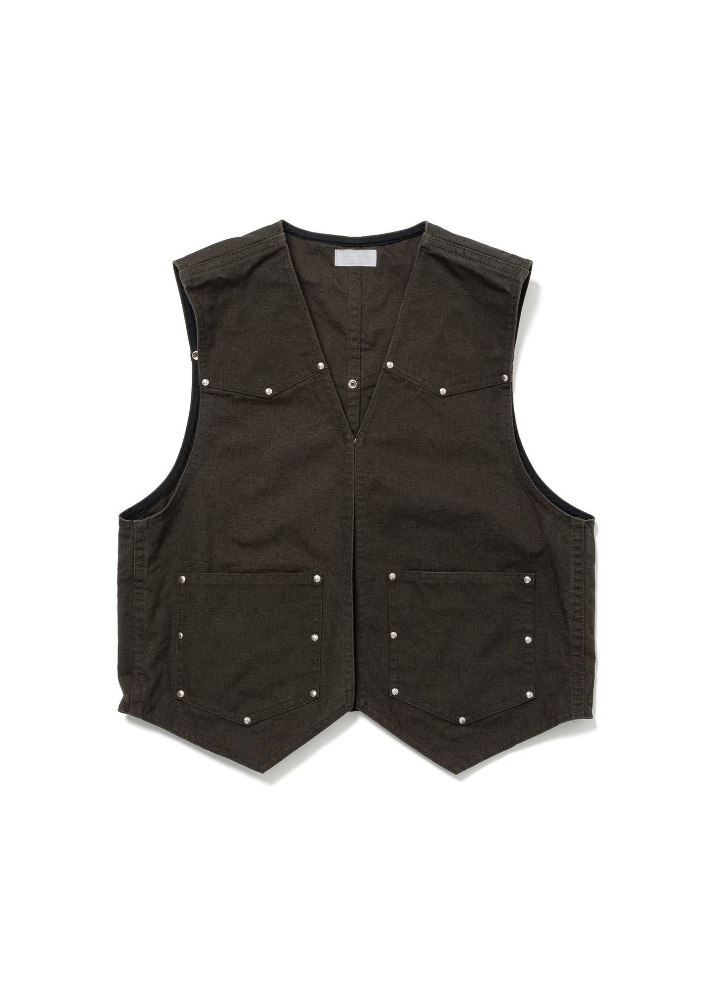 CANVAS STUDS VEST