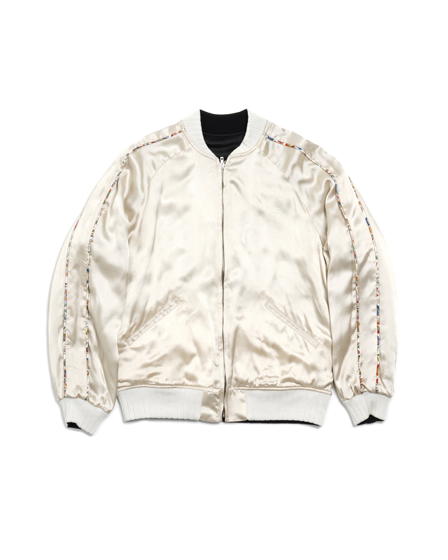 EMBROIDERED SATIN SOUVENIR JACKET