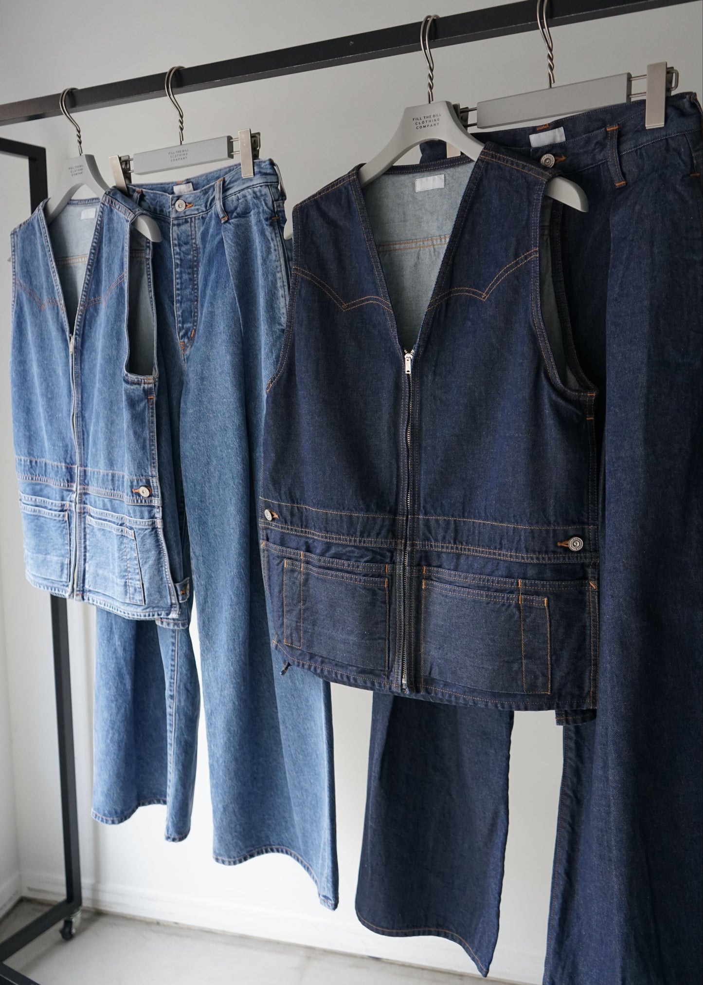 CROSS TACK DENIM TROUSERS
