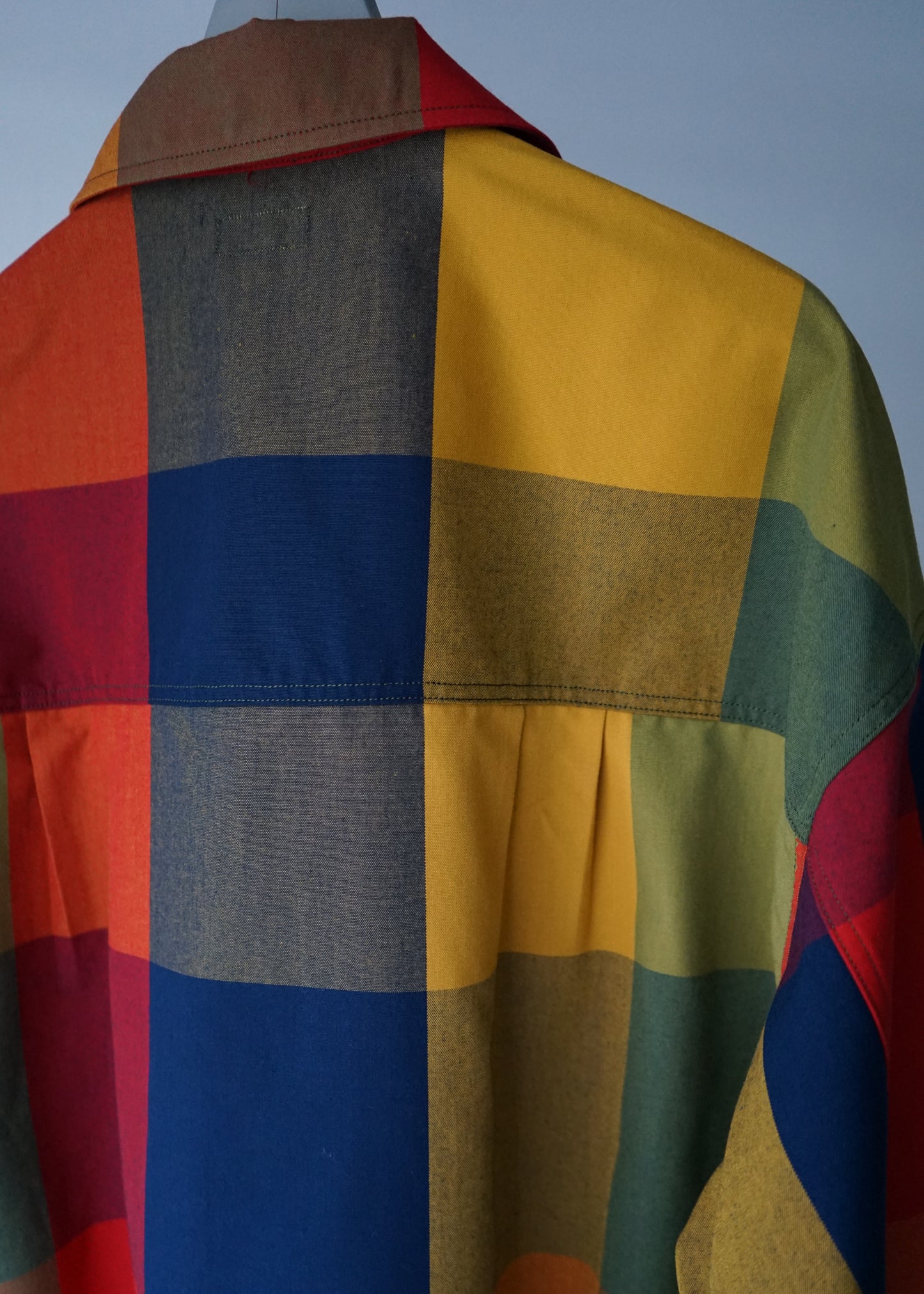BLOCK PLAID DRIZZLER JACKET