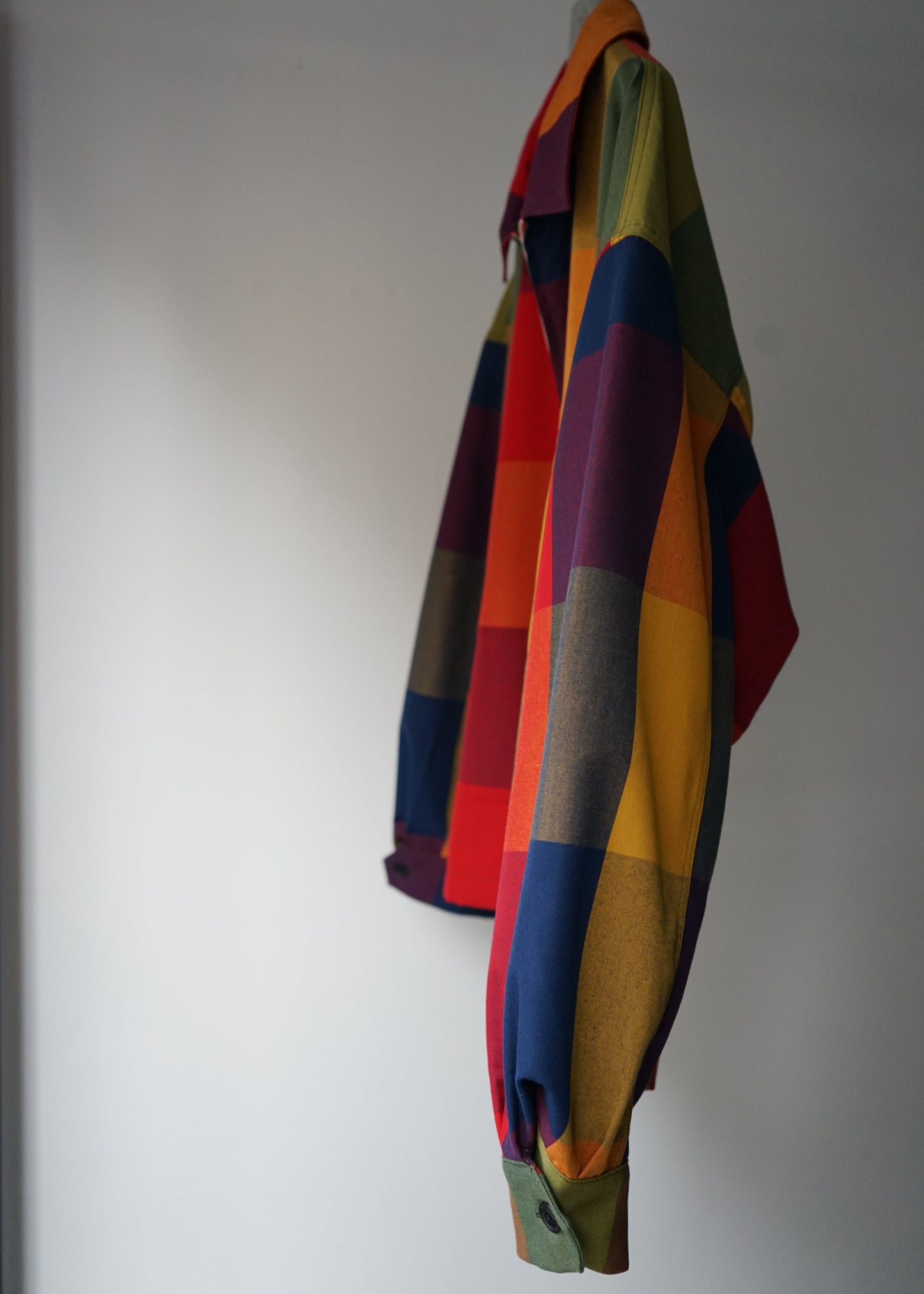 BLOCK PLAID DRIZZLER JACKET