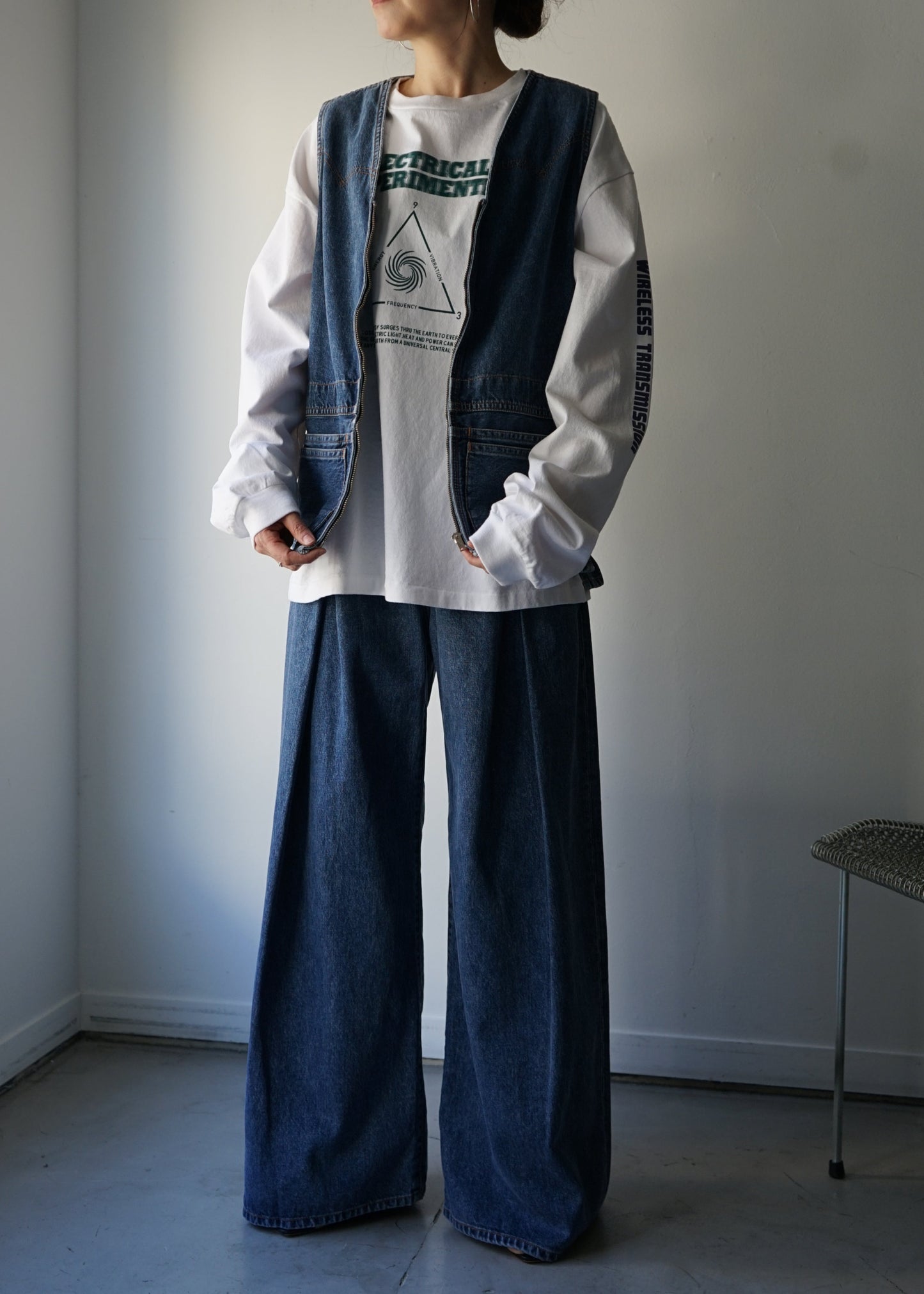 CROSS TACK DENIM TROUSERS