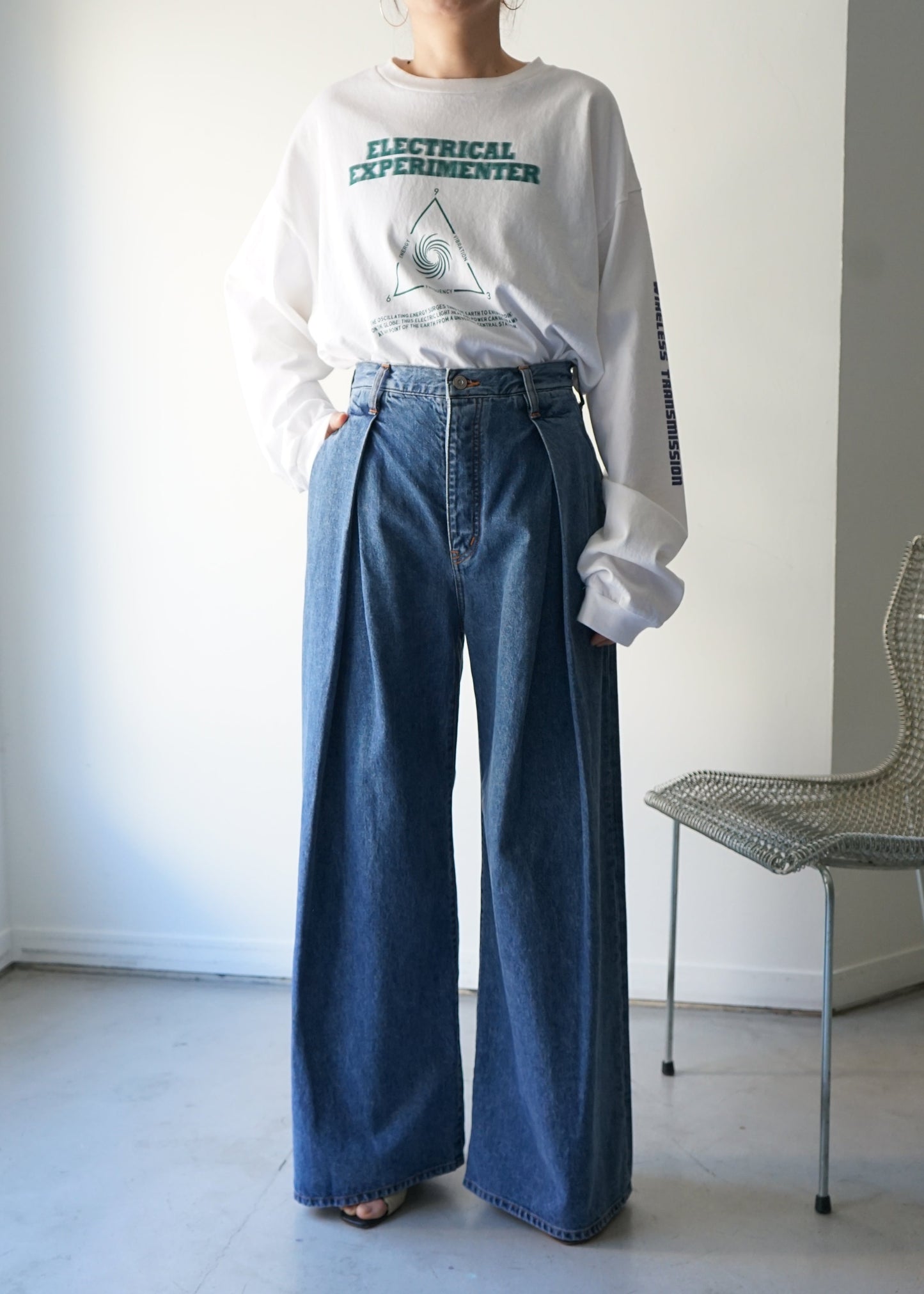 CROSS TACK DENIM TROUSERS