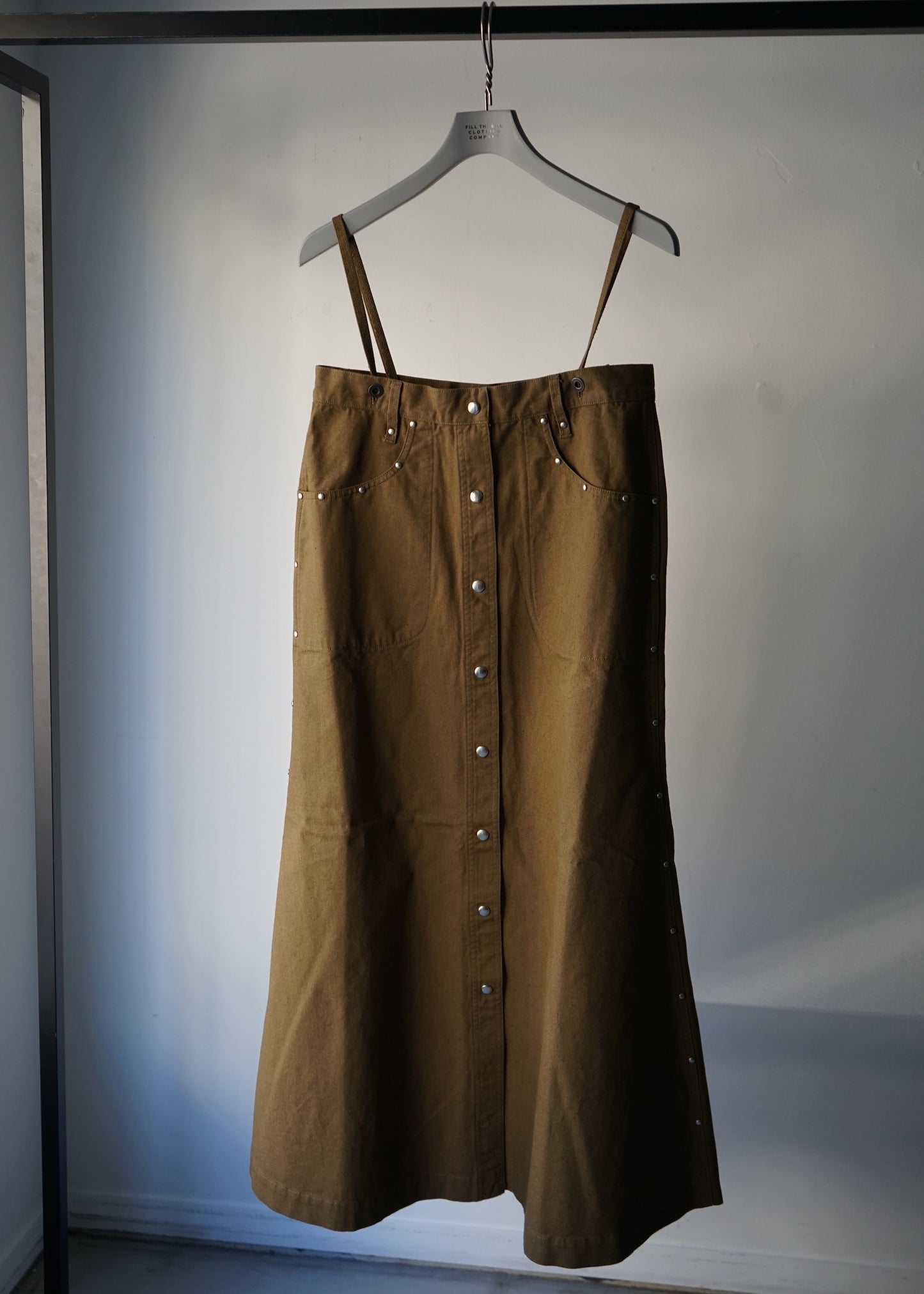 CANVAS STUDS SKIRT