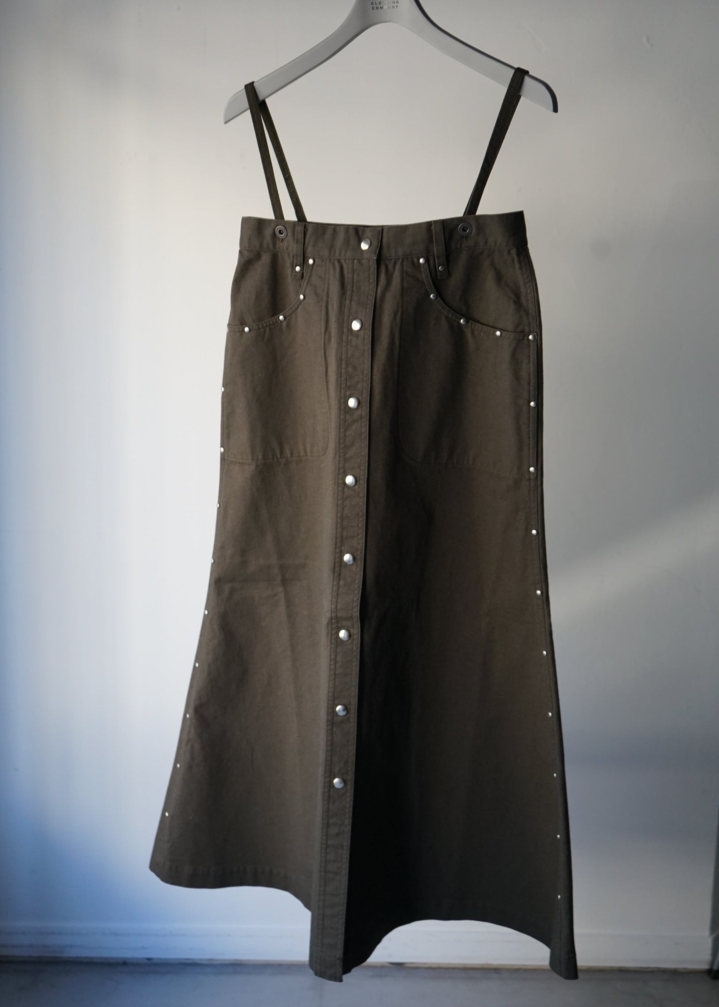 CANVAS STUDS SKIRT