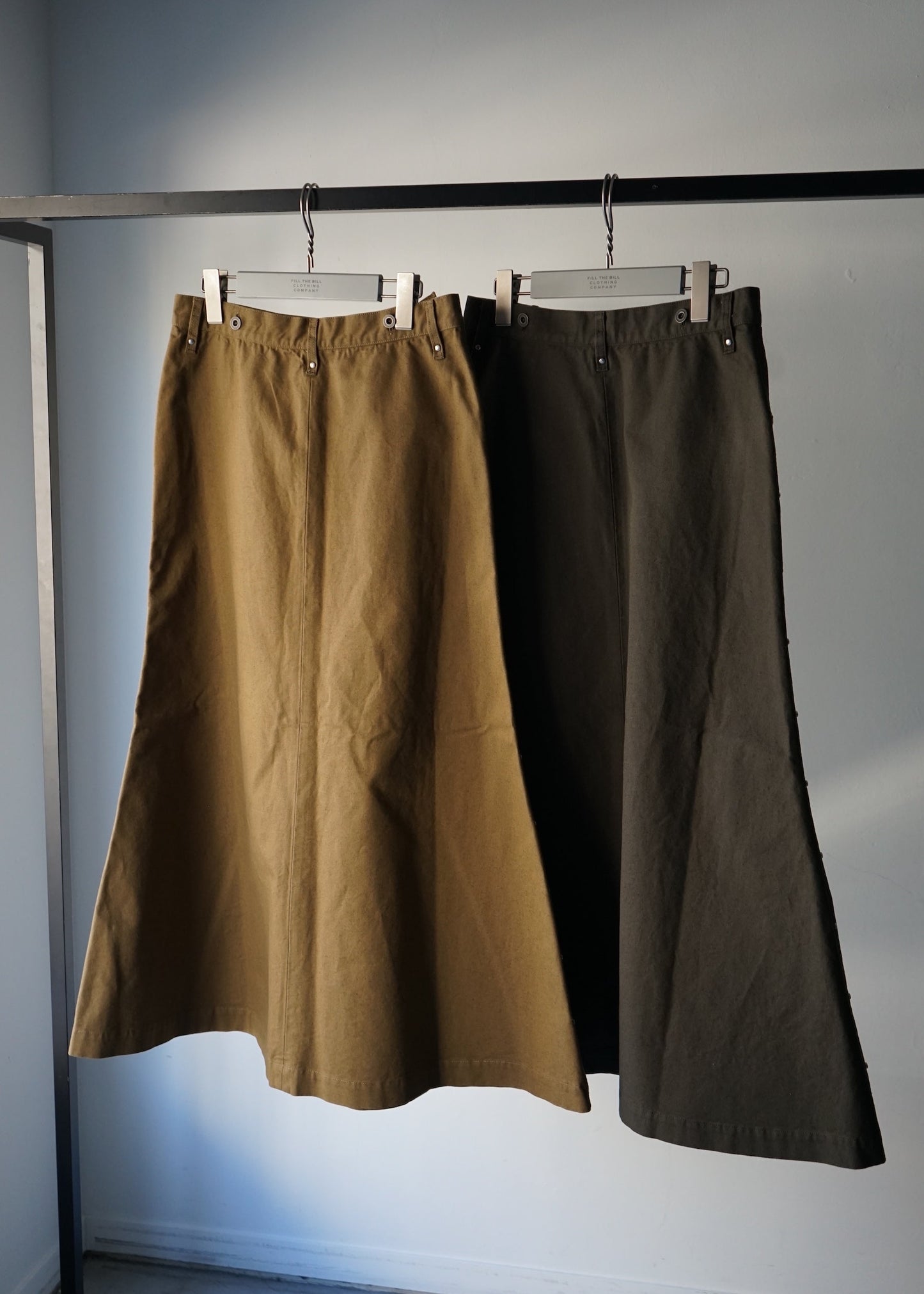 CANVAS STUDS SKIRT