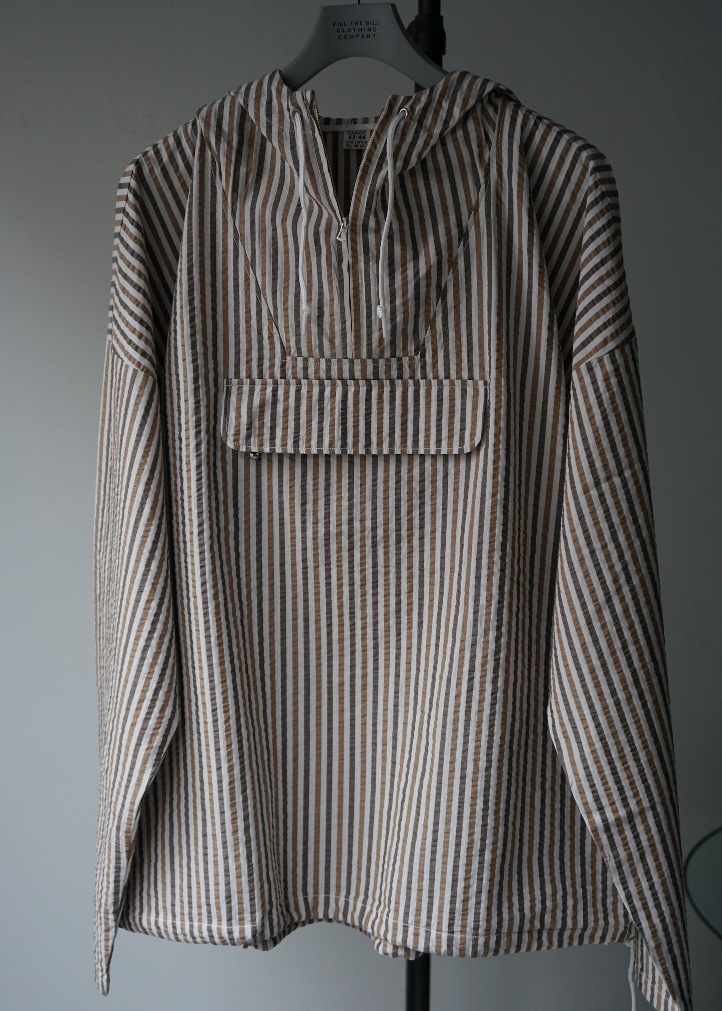 SEERSUCKER BEACH ANORAK