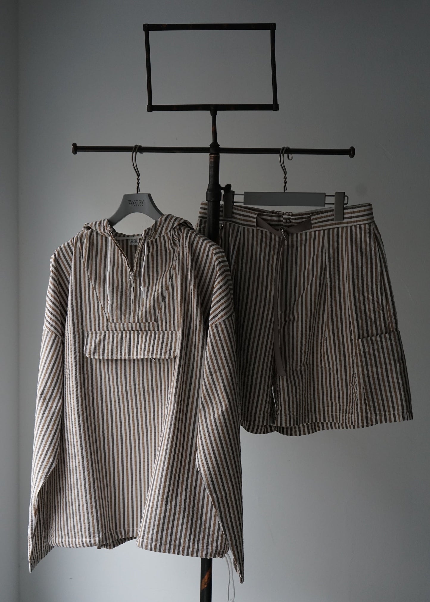SEERSUCKER BEACH ANORAK