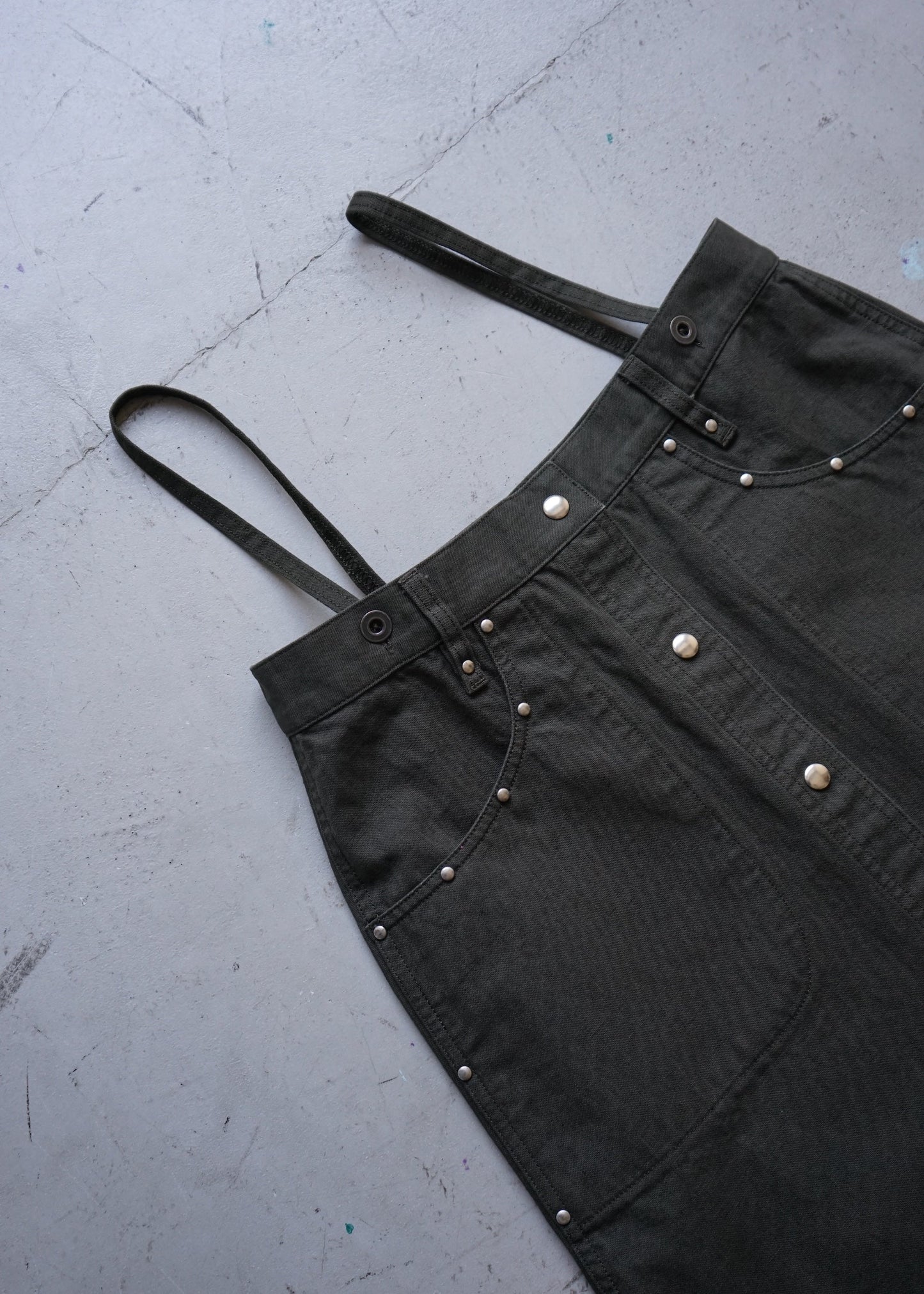 CANVAS STUDS SKIRT