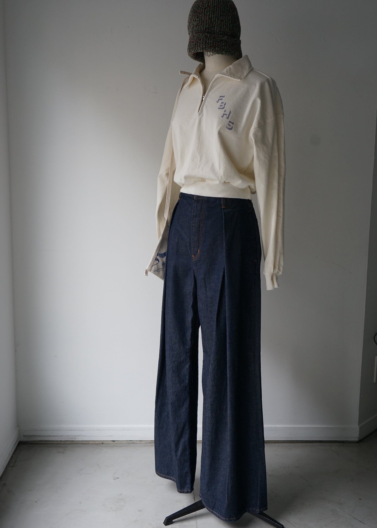 CROSS TACK DENIM TROUSERS
