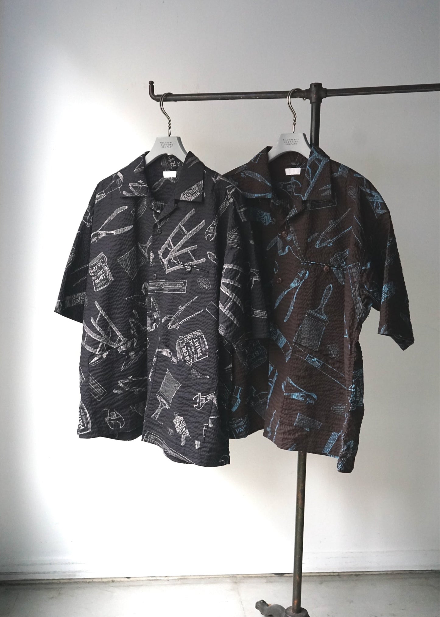 OPEN COLLAR TOOL SHIRT