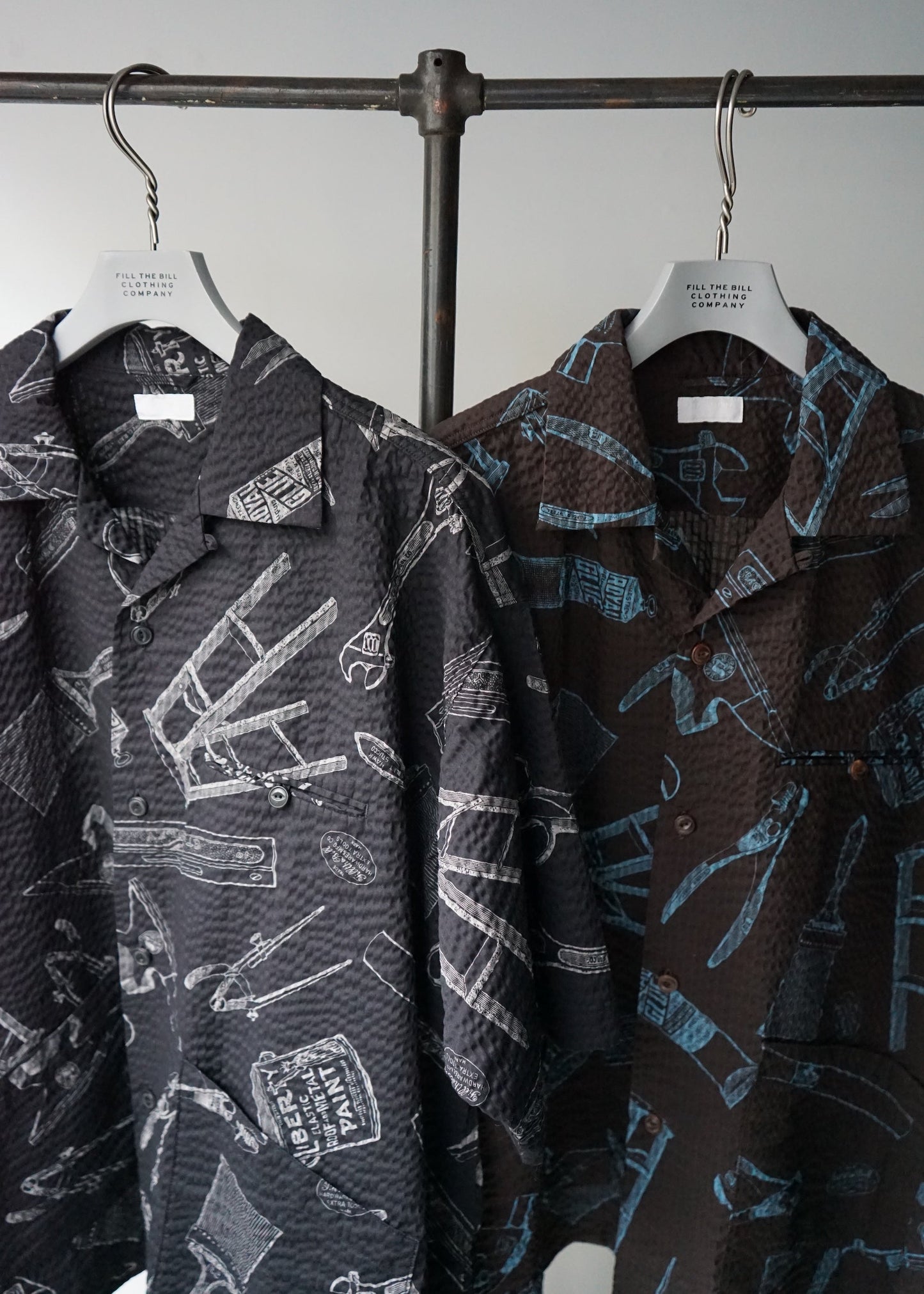 OPEN COLLAR TOOL SHIRT