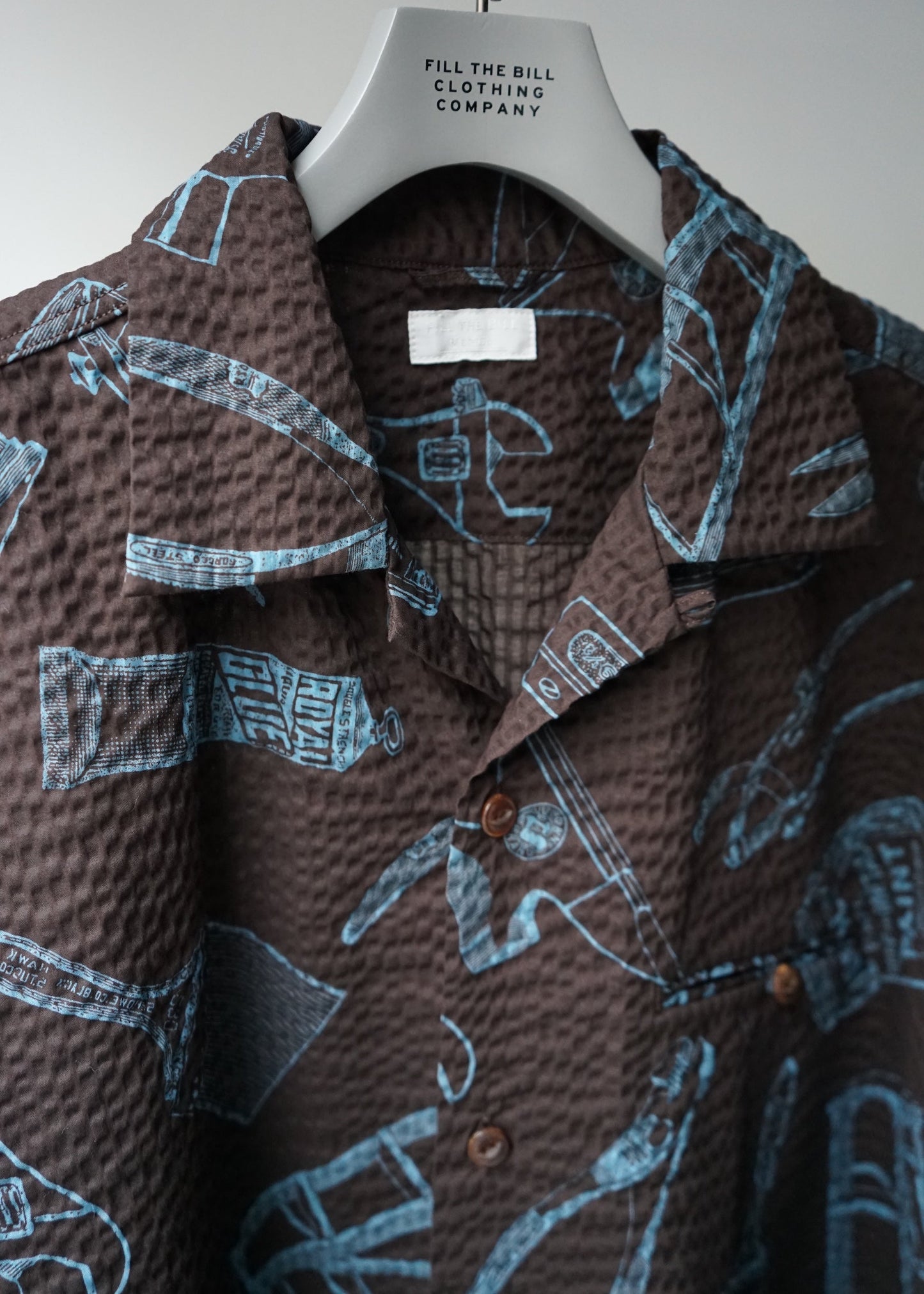 OPEN COLLAR TOOL SHIRT