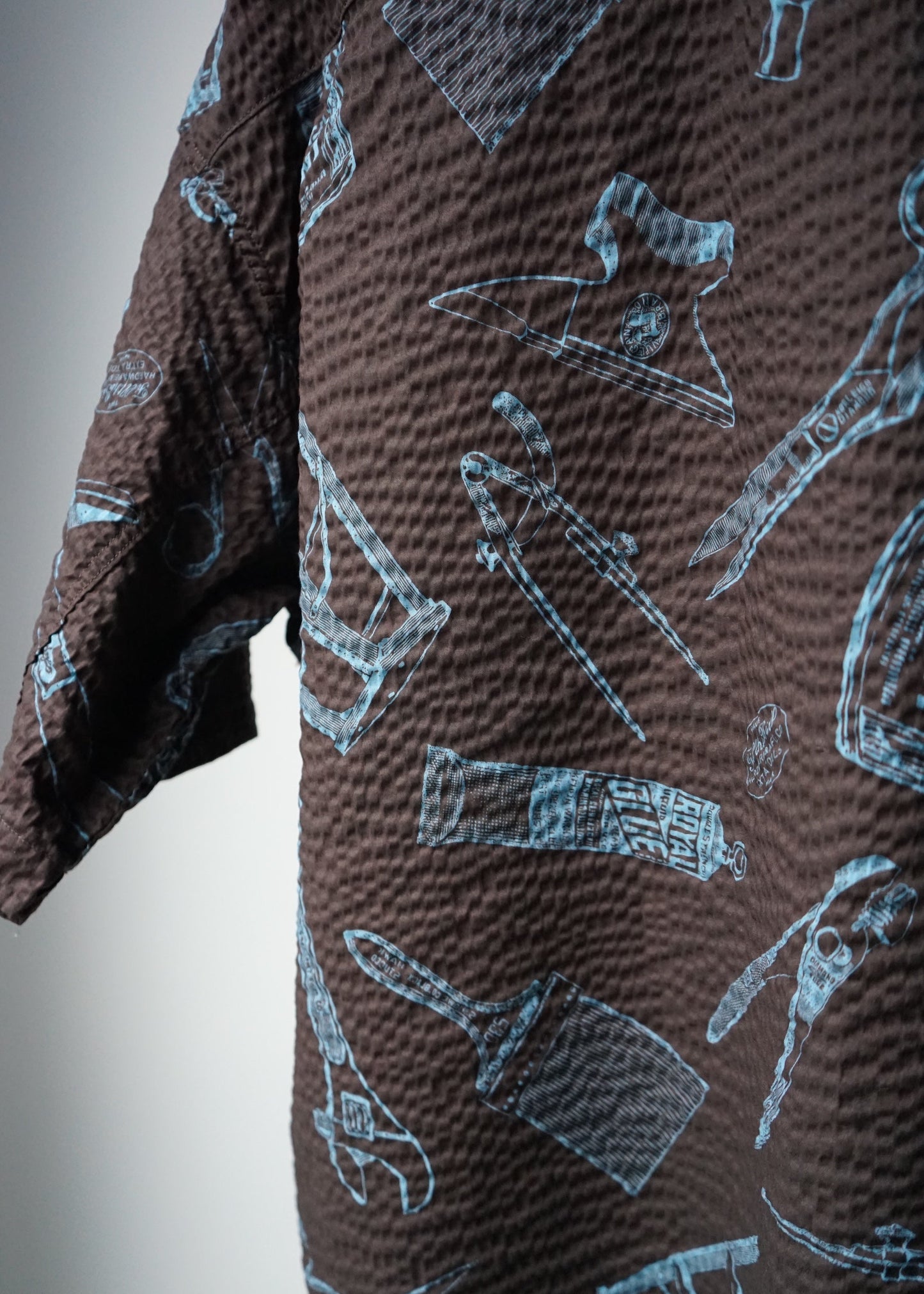 OPEN COLLAR TOOL SHIRT