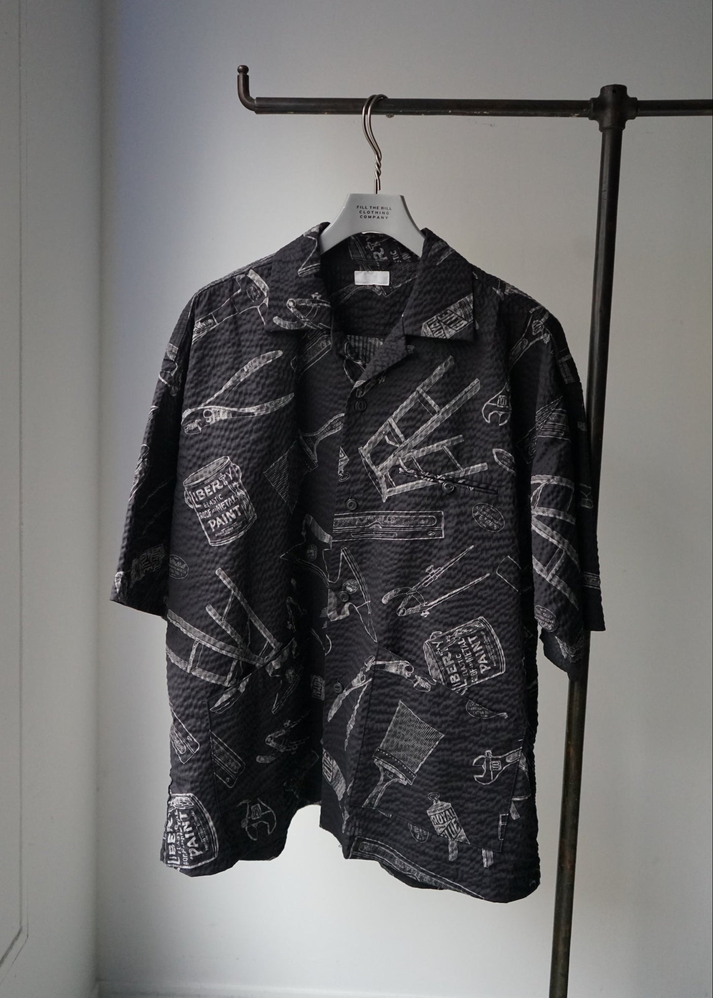 OPEN COLLAR TOOL SHIRT