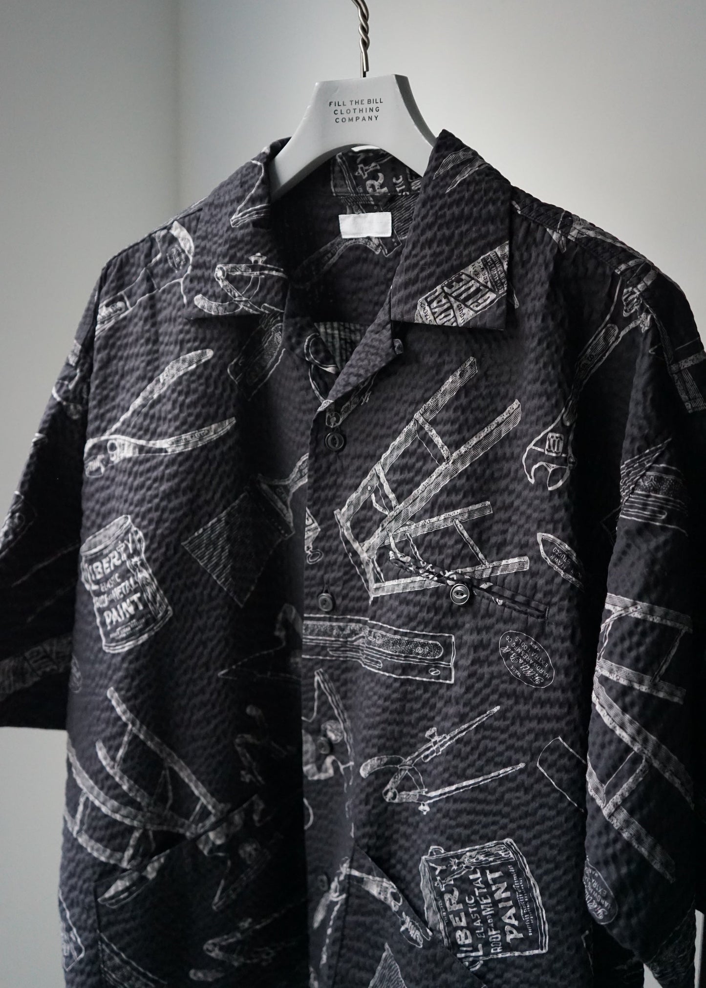 OPEN COLLAR TOOL SHIRT