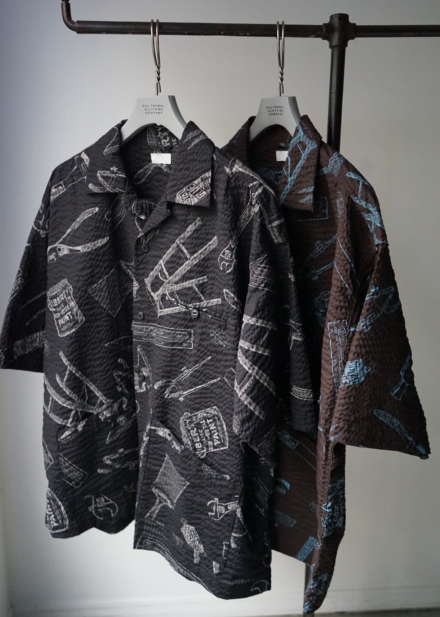 OPEN COLLAR TOOL SHIRT