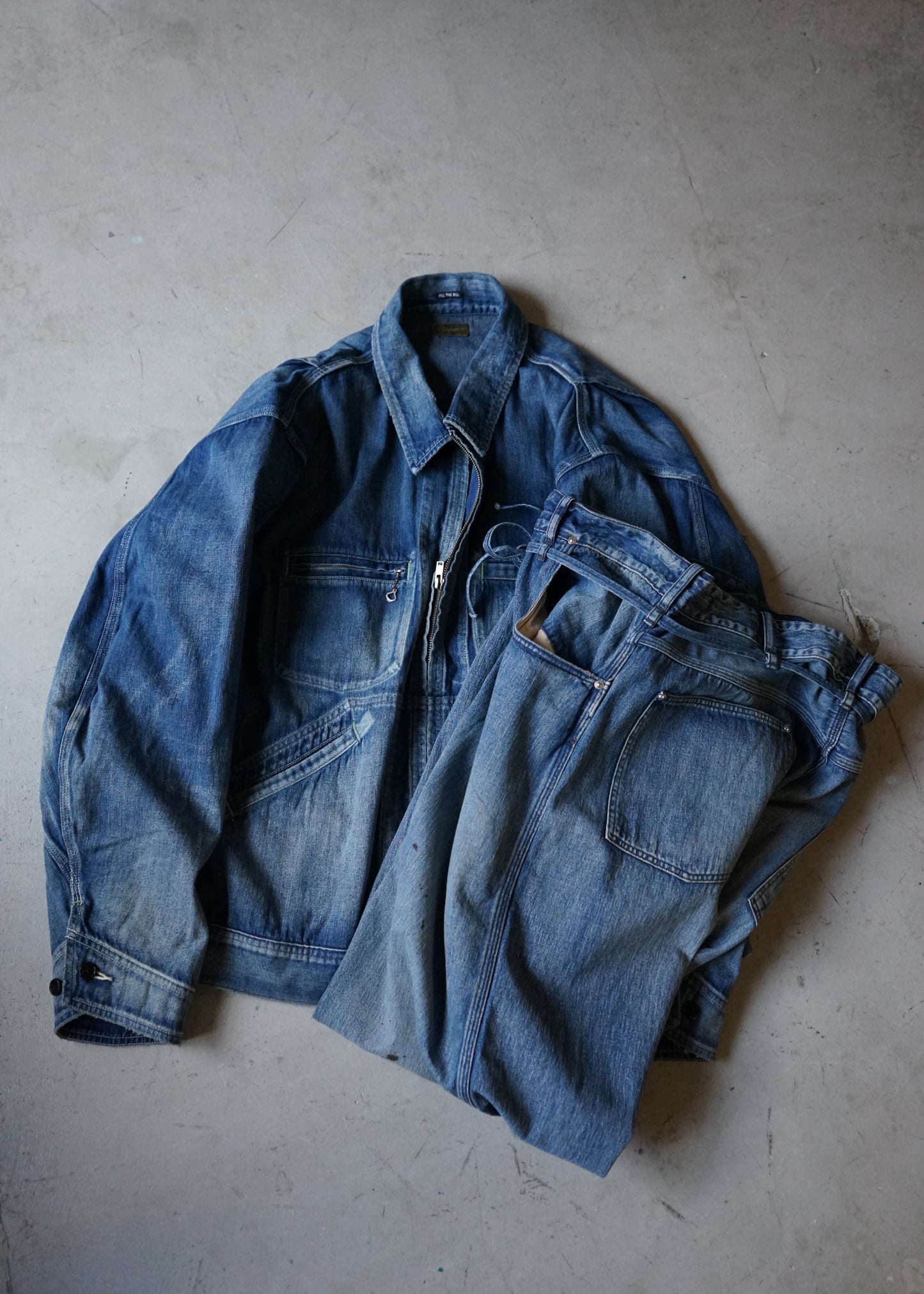 MECHANIC PAINTER PANTS(LIGHT WASH)