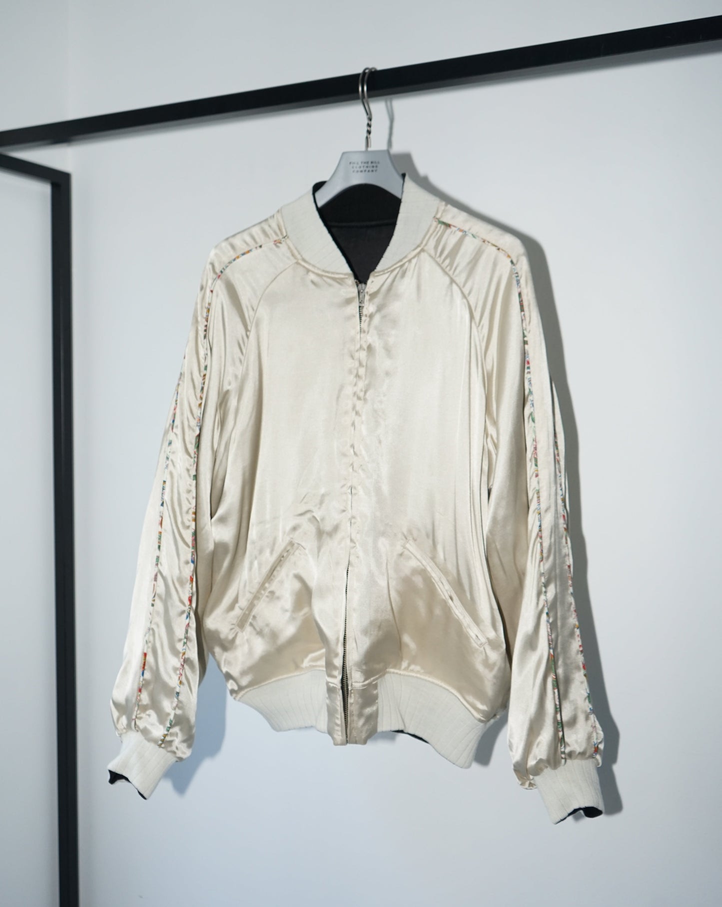 EMBROIDERED SATIN SOUVENIR JACKET