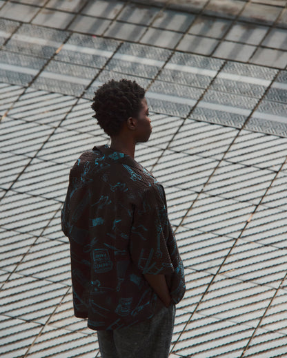 OPEN COLLAR TOOL SHIRT