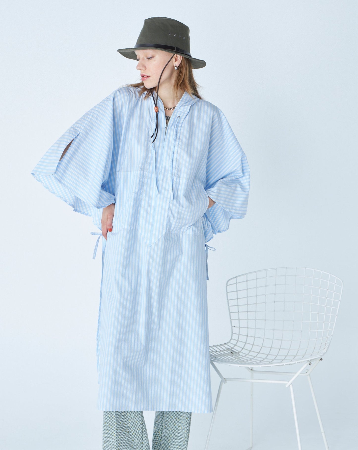 SHIRTS STRIPE PONCHO