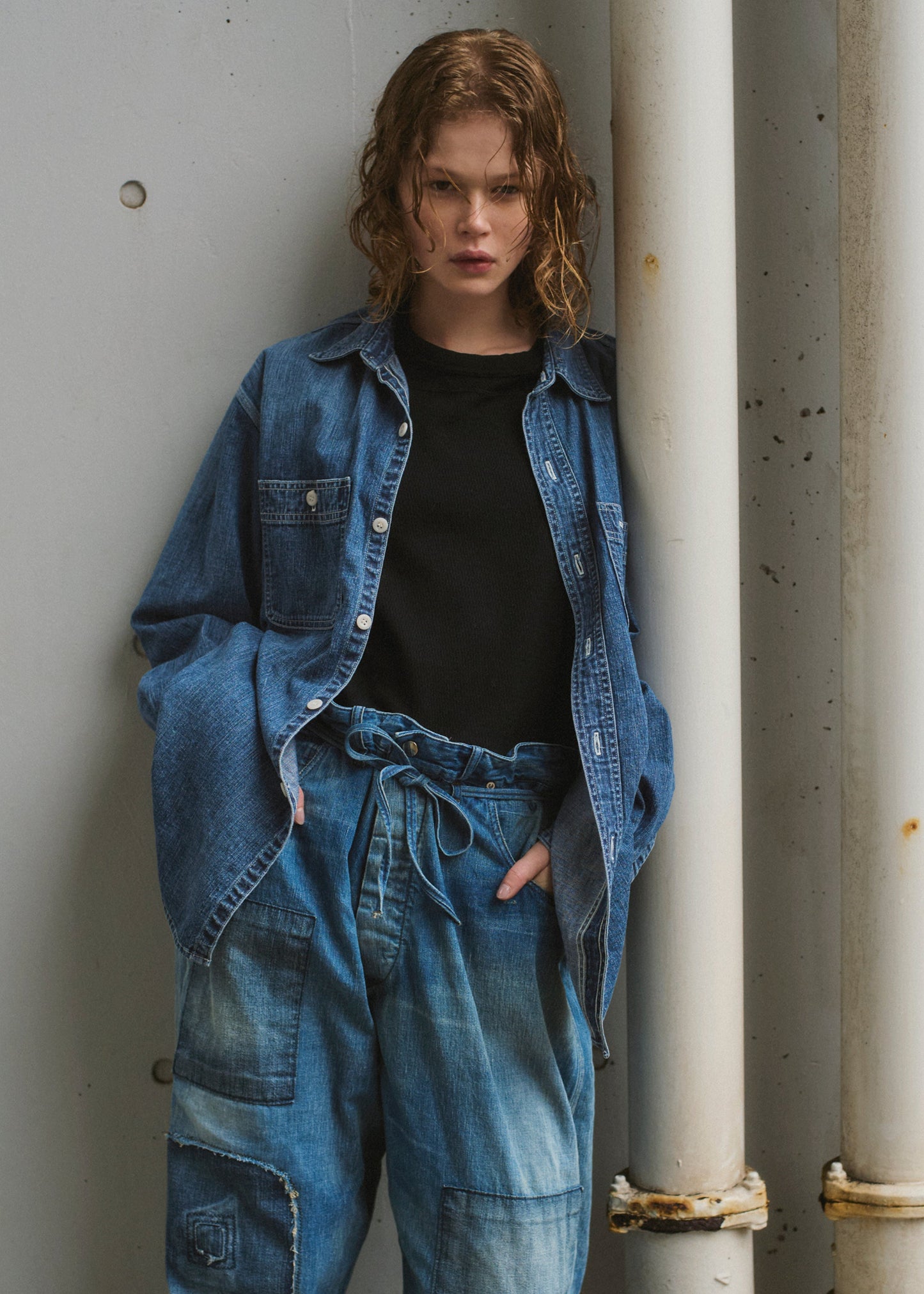 TRIPLE STITCH DENIM SHIRT