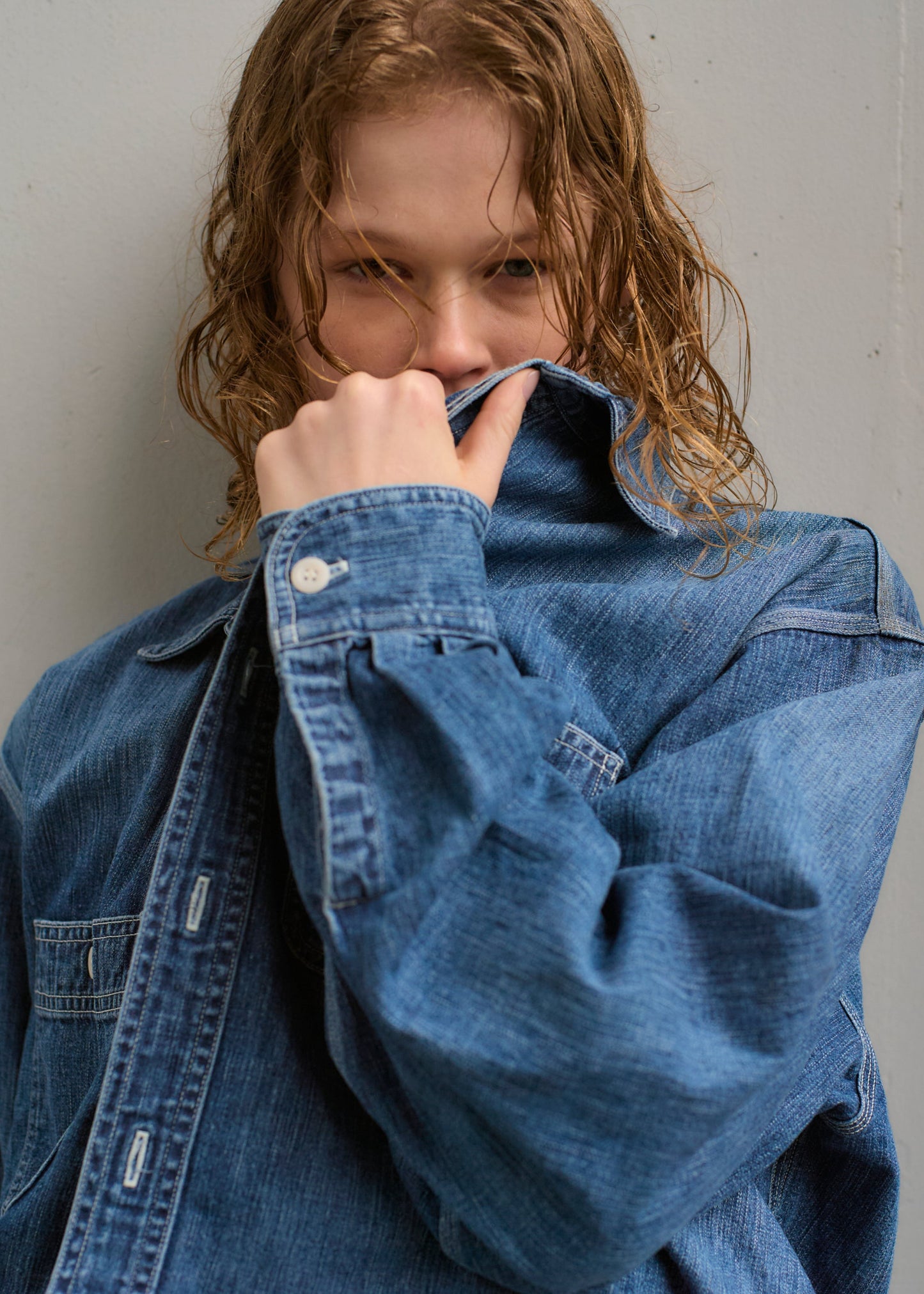 TRIPLE STITCH DENIM SHIRT