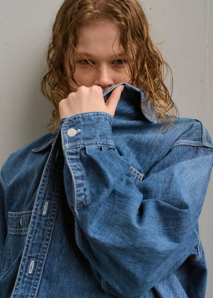 TRIPLE STITCH DENIM SHIRT