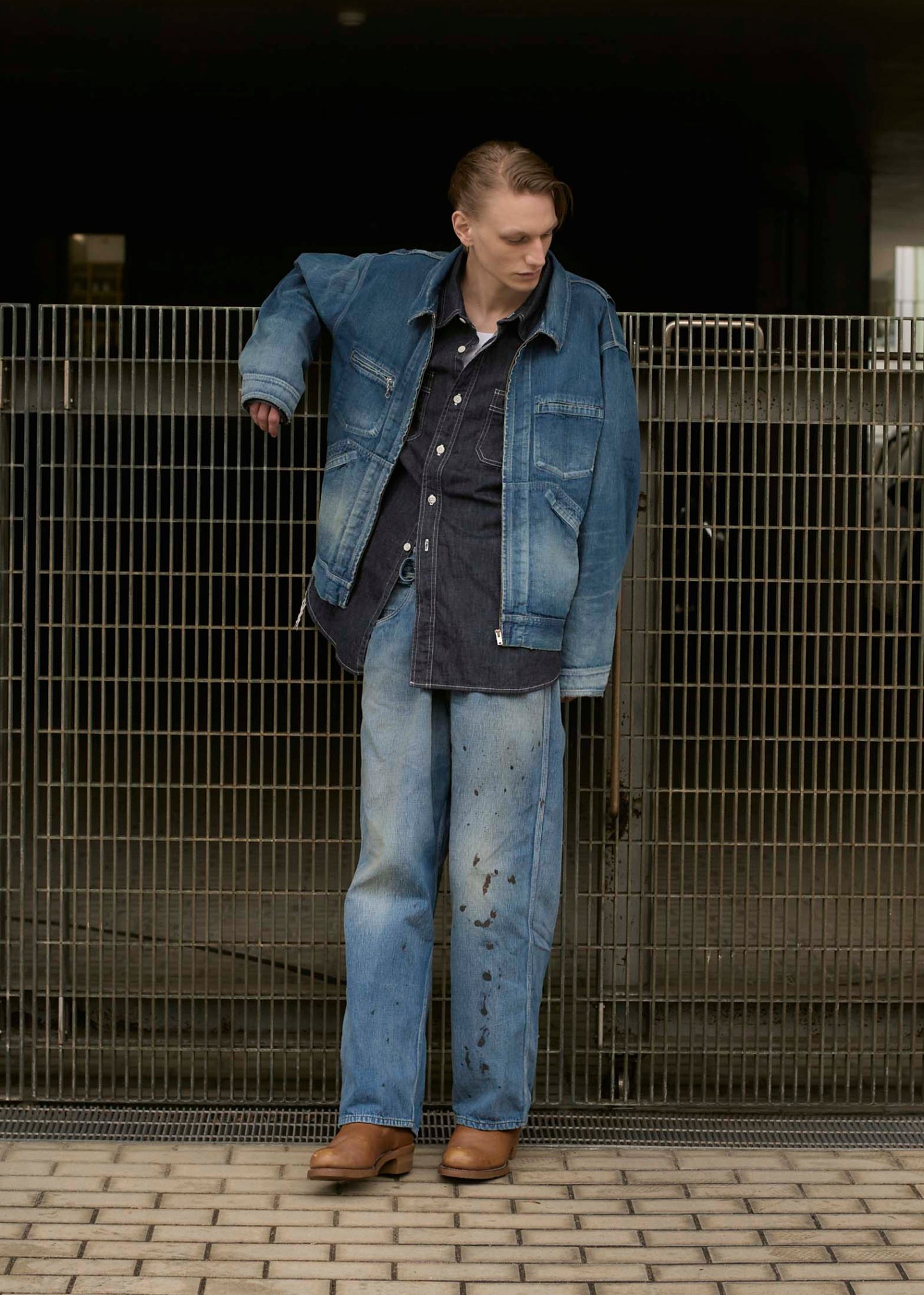 LUMBER WORK SHIRT(ONE WASH)