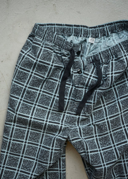 PRINT CHECK FLANNEL EASY PANTS