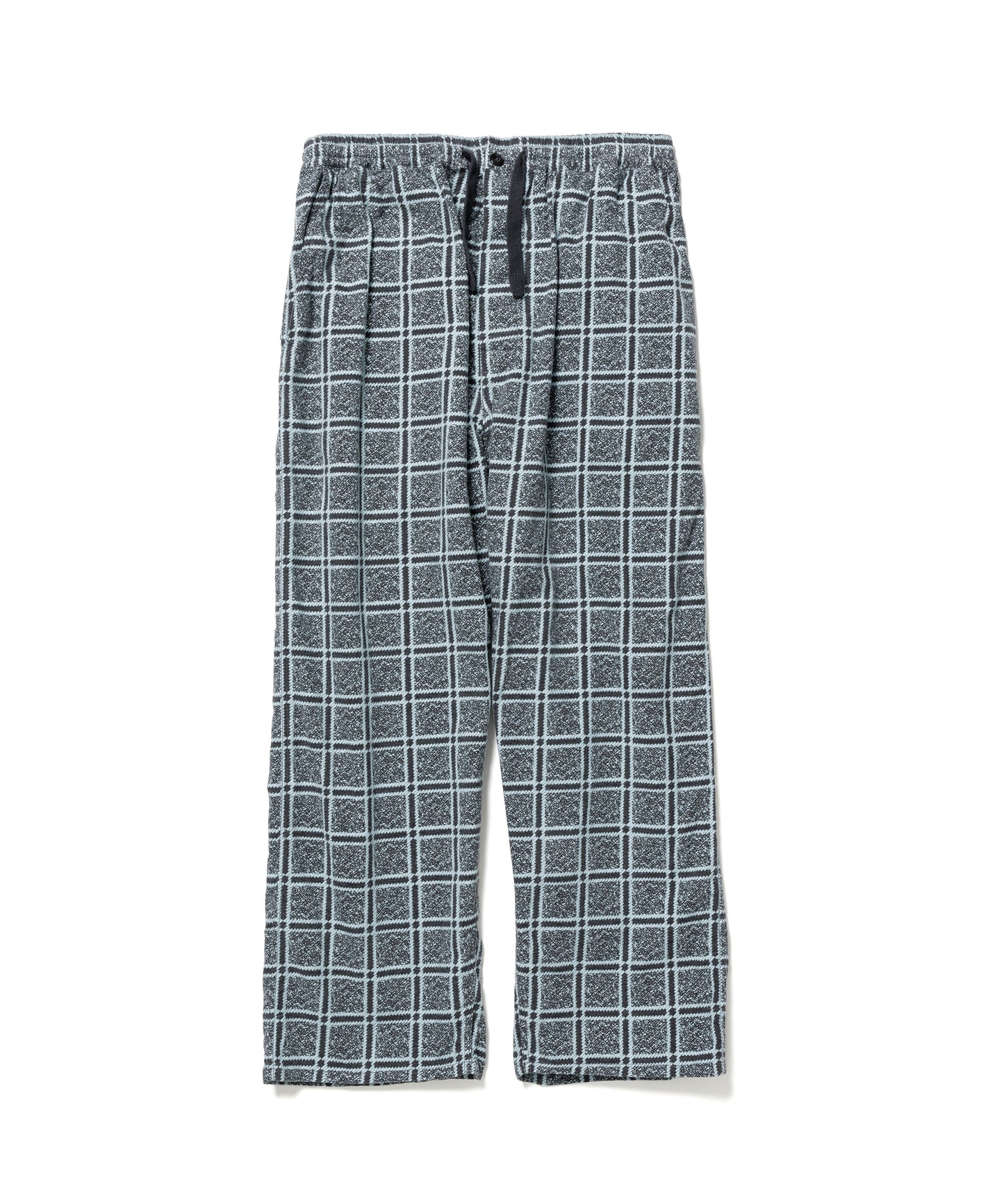 PRINT CHECK FLANNEL EASY PANTS