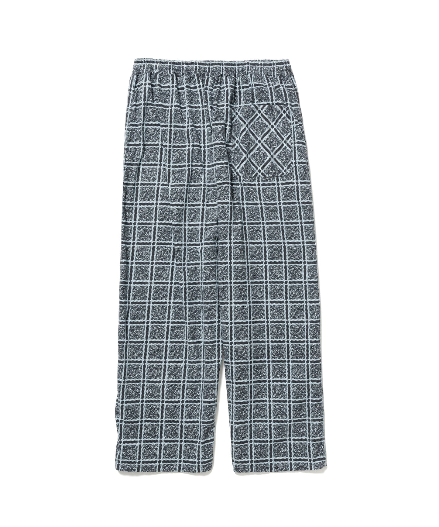 PRINT CHECK FLANNEL EASY PANTS