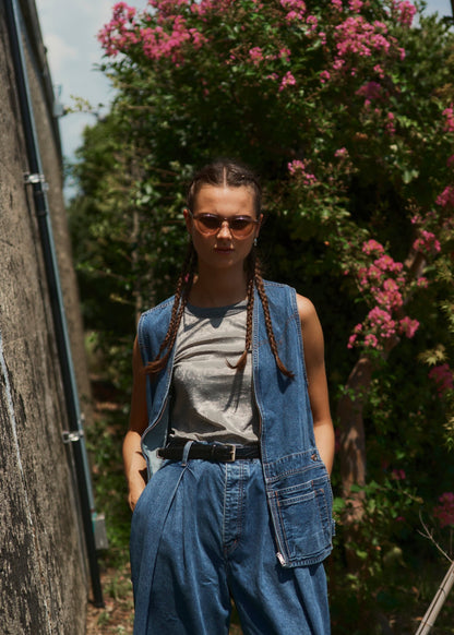 DENIM APRON VEST