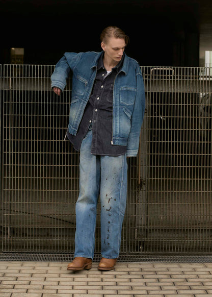 MECHANIC PAINTER PANTS(LIGHT WASH)
