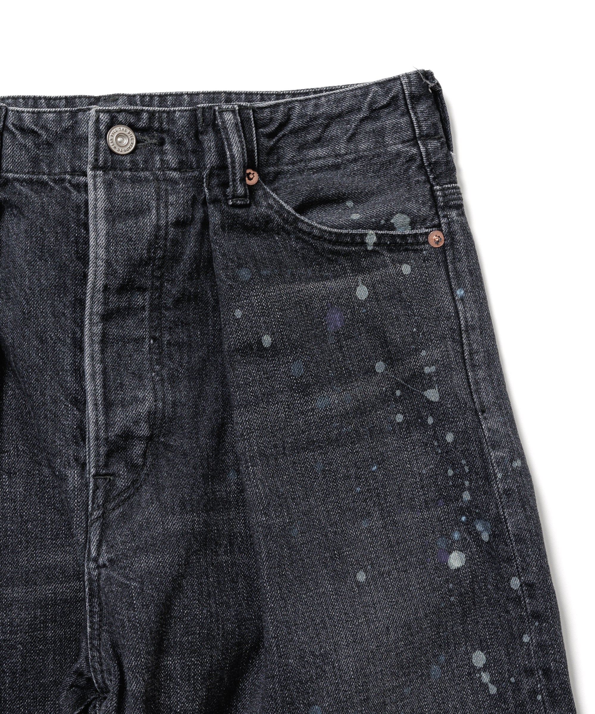 BAR TACK DENIM PANTS