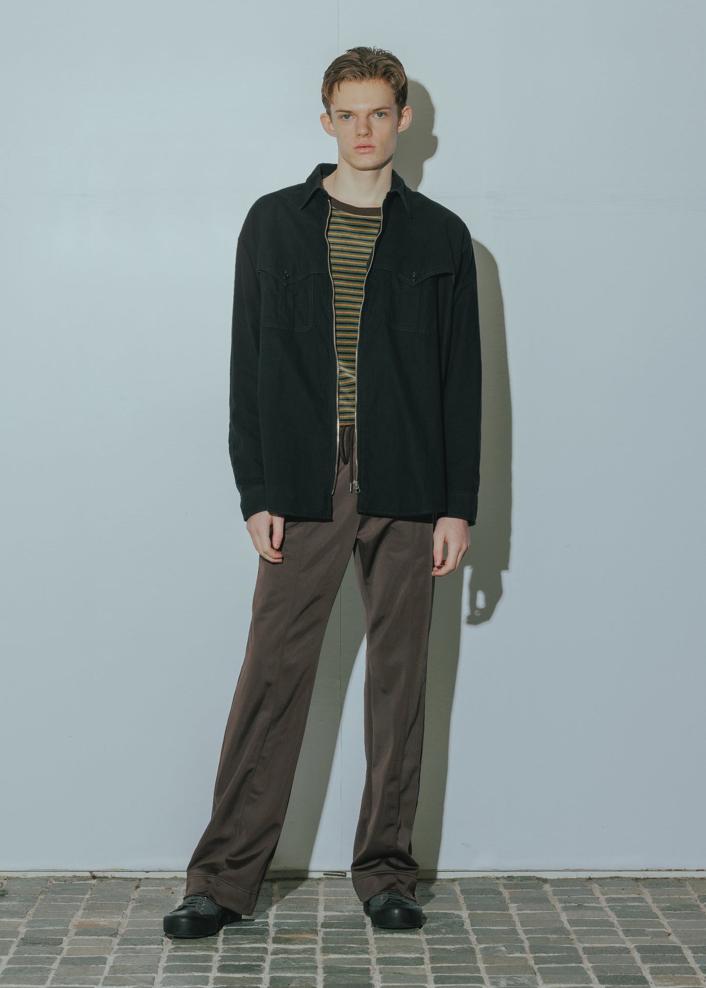 FRONT ZIP SHIRT