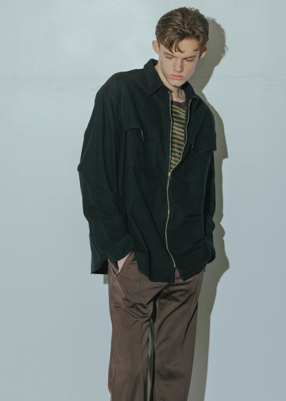 FRONT ZIP SHIRT