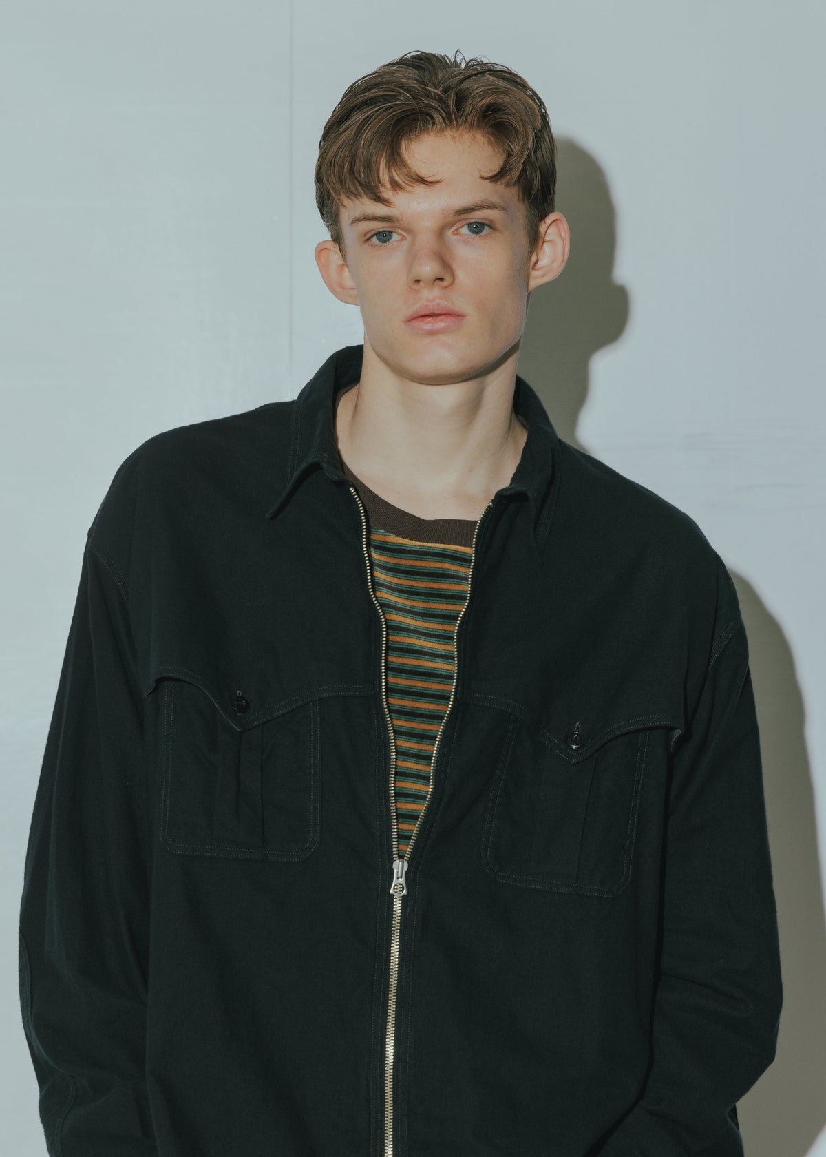 FRONT ZIP SHIRT