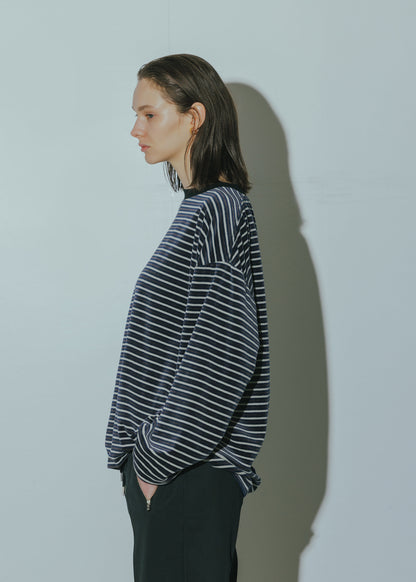 VELOR BORDER LONG TEE