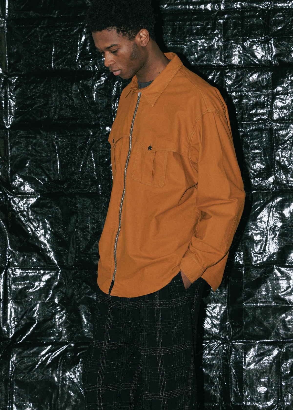 FRONT ZIP SHIRT