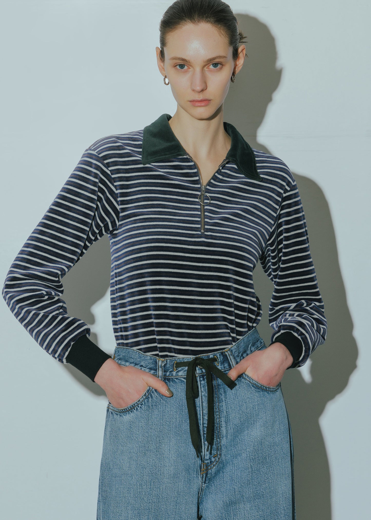 VELOR BORDER HARFZIP