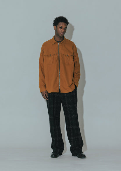FRONT ZIP SHIRT