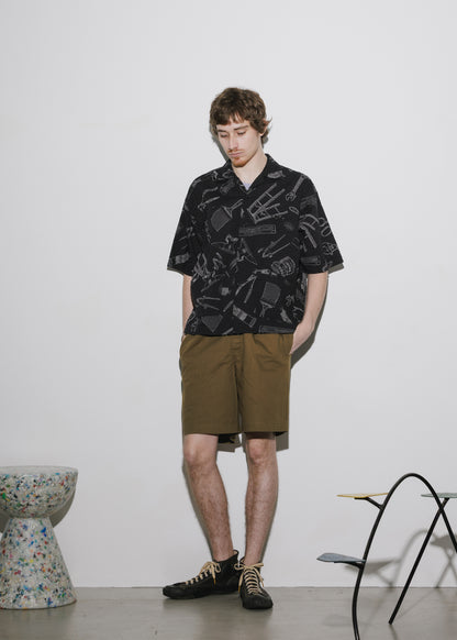 OPEN COLLAR TOOL SHIRT